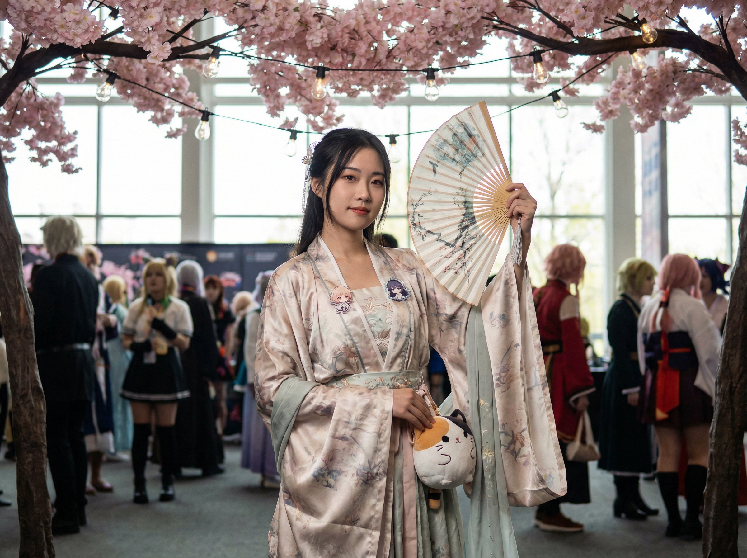 小马拉大车汉服少女